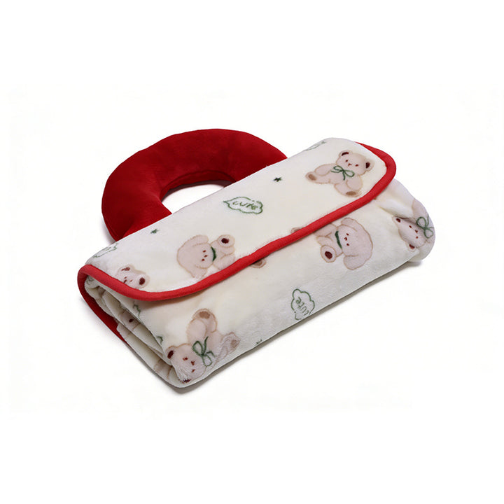Women's Neck Support Pillow with Decorative Design Kalsten