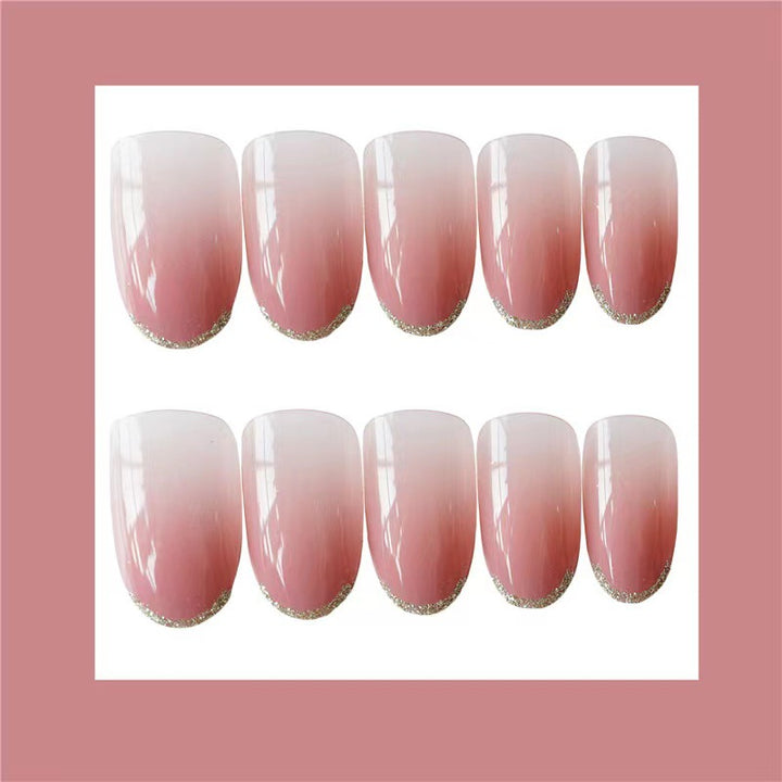 Elegant Ombre French Tip Nail Extensions Kalsten