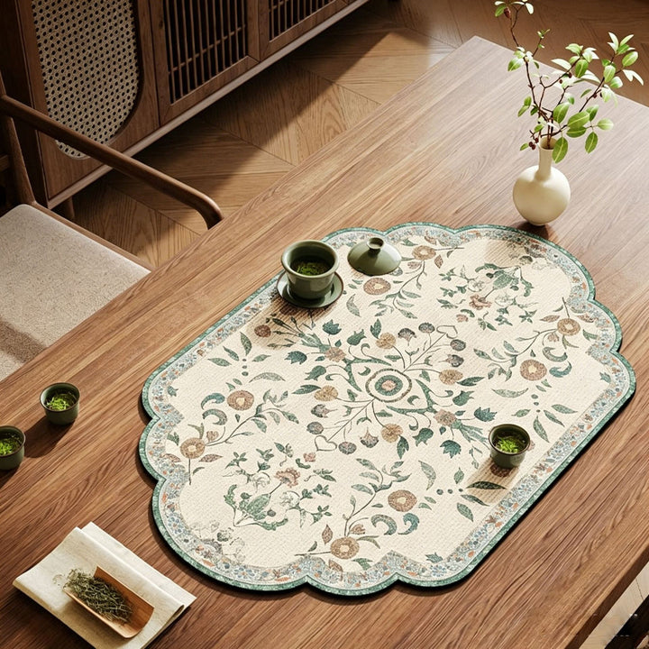 Floral Pattern Table Mat