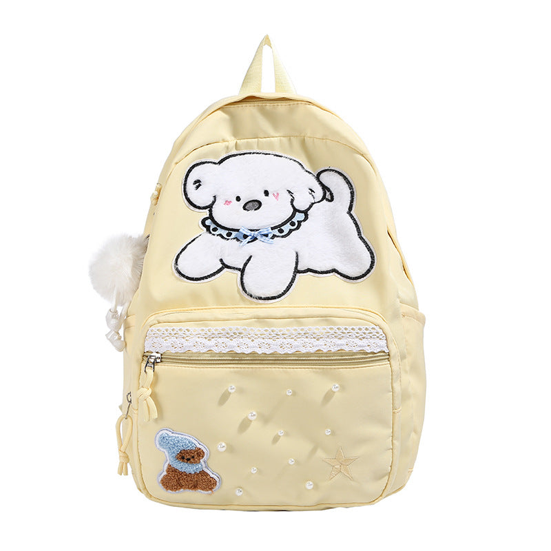Cute Cartoon Character Print Backpack Kalsten