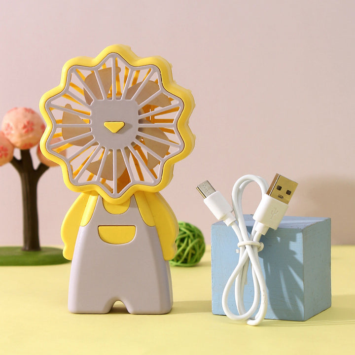 Ladies Portable Fan in Fun Flower Design Kalsten