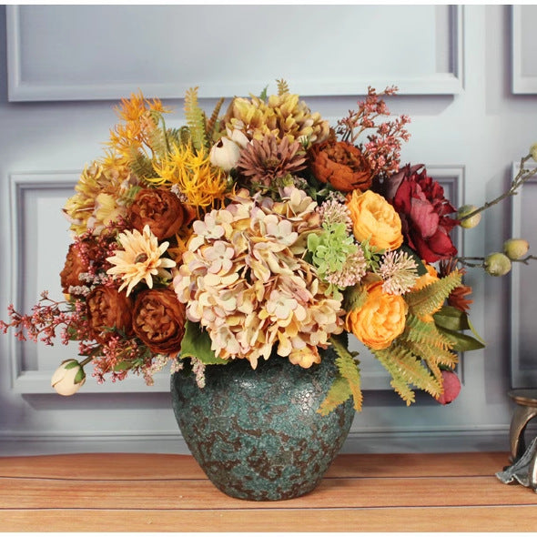 Elegant Faux Floral Centerpiece