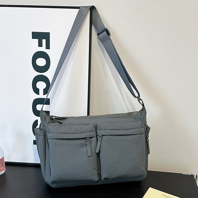 Lightweight Multi-Pocket Crossbody Bag