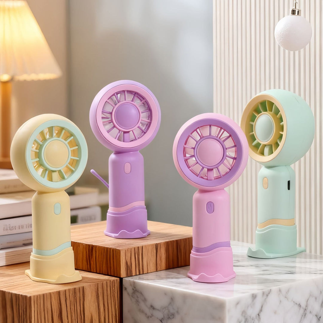 Ladies Portable Mini Handheld Fan with Cat Ears Kalsten