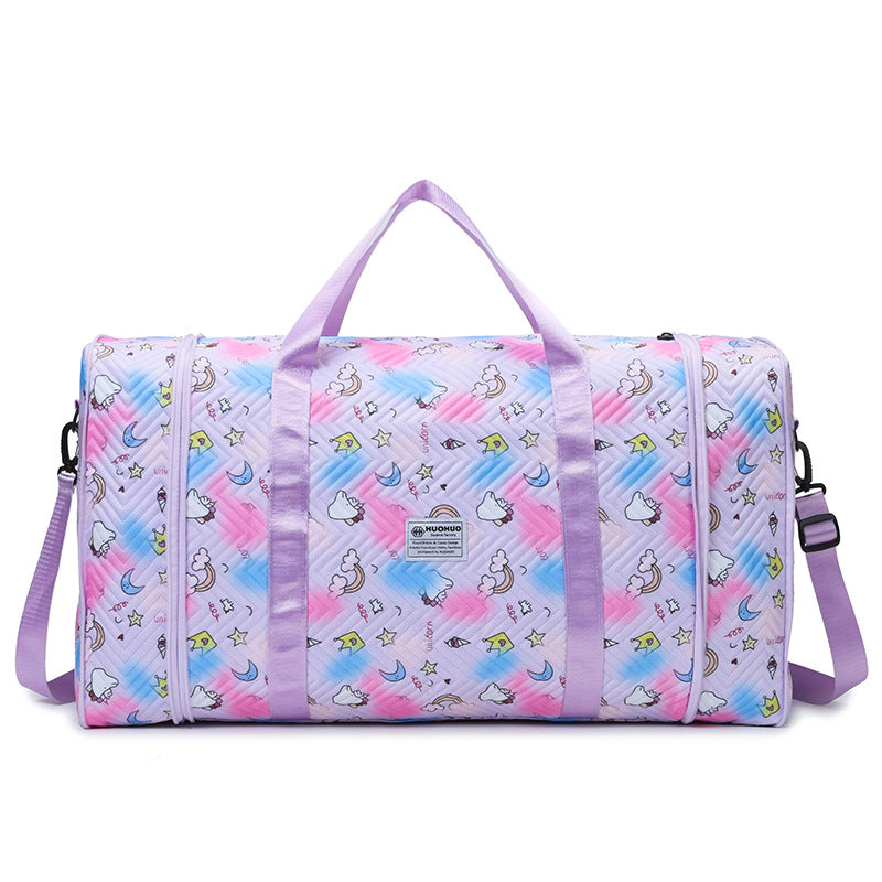 Fun Patterned Gym Duffel Bag