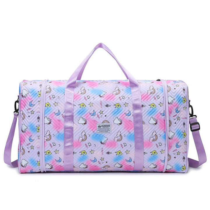 Fun Patterned Gym Duffel Bag