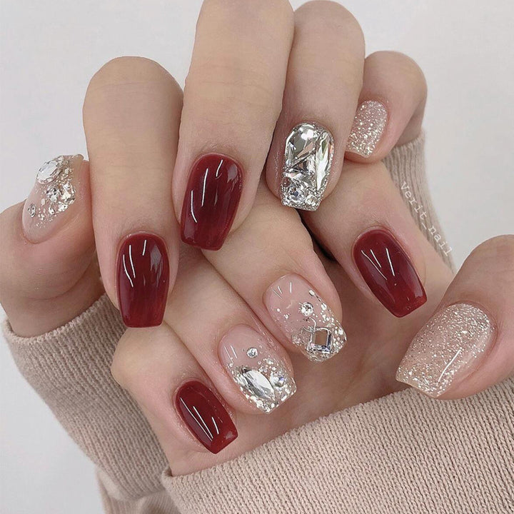 Glamorous Rhinestone Nail Art Kalsten