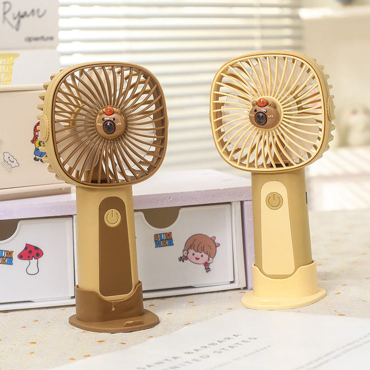 Women's Portable USB Hand Fan in Cute Animal Design Kalsten