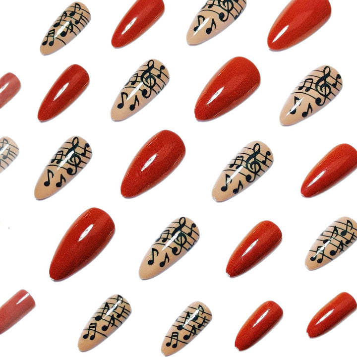 Musical Note Long-Lasting Nail Art Kalsten