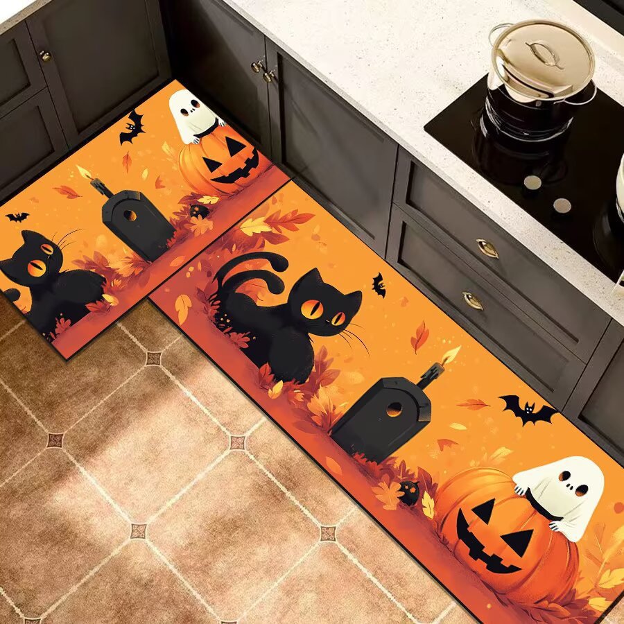 Halloween Themed Kitchen Comfort Mat