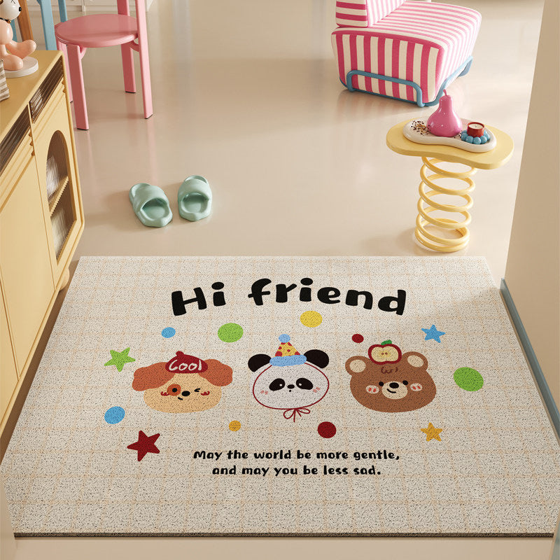 Cartoon-Themed Decorative Area Mat