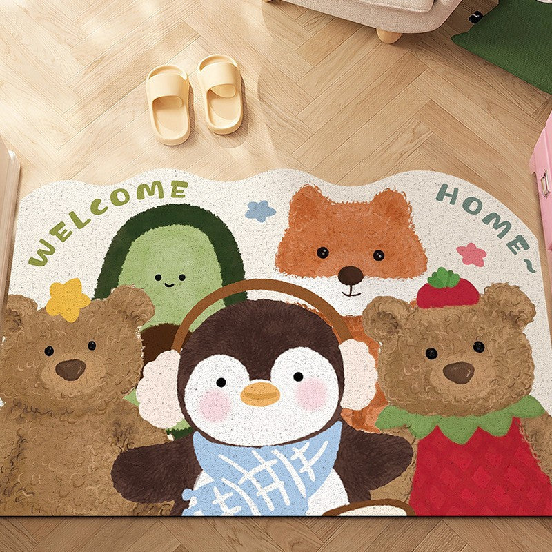 Cozy Cartoon Welcome Mat Kalsten