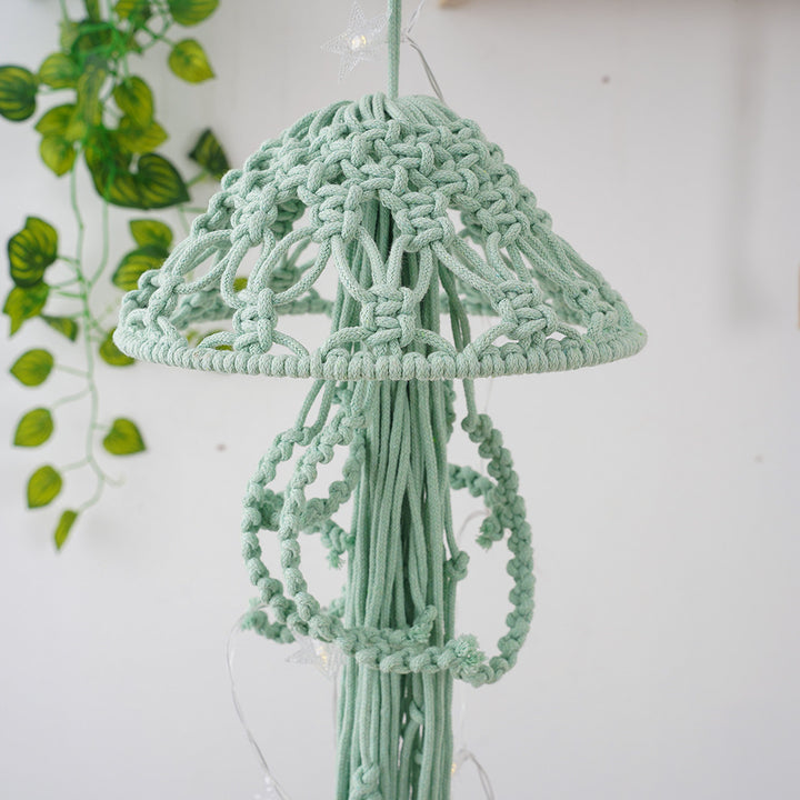 Decorative Macramé Jellyfish Wall Art Kalsten