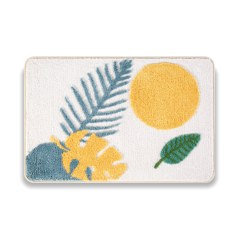 Soft Plush Botanical Bath Mat Kalsten