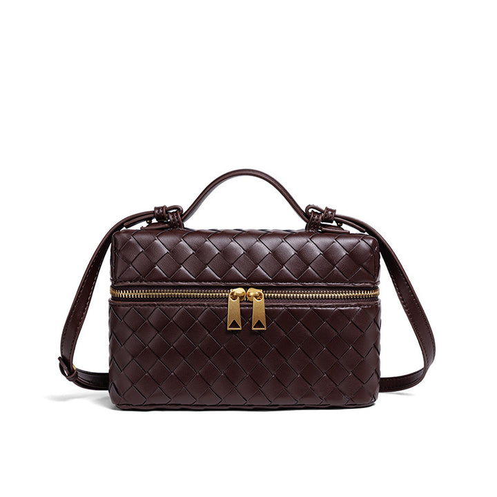 Structured Woven Satchel Bag Kalsten