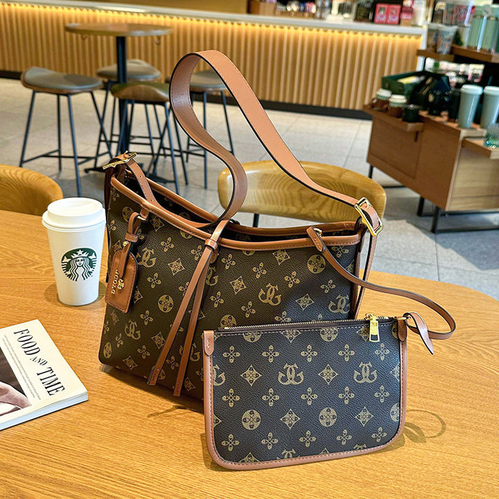 Elegant Multi-Compartment Handbag Set