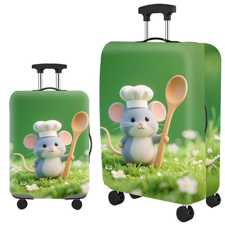 Artistic Cat-Themed Hard Shell Suitcase Kalsten