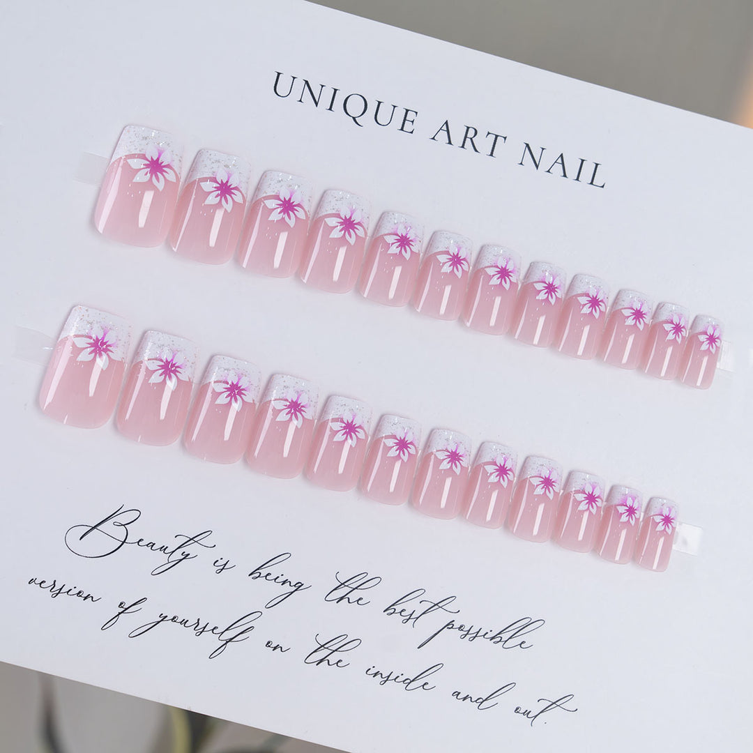 Elegant Floral Nail Art