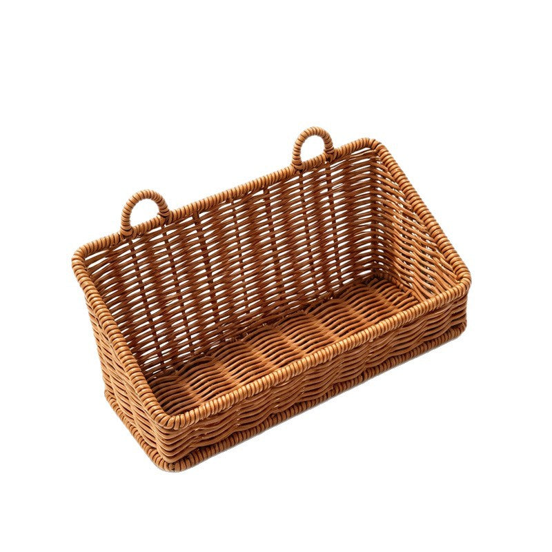 Rustic Woven Storage Tray Kalsten