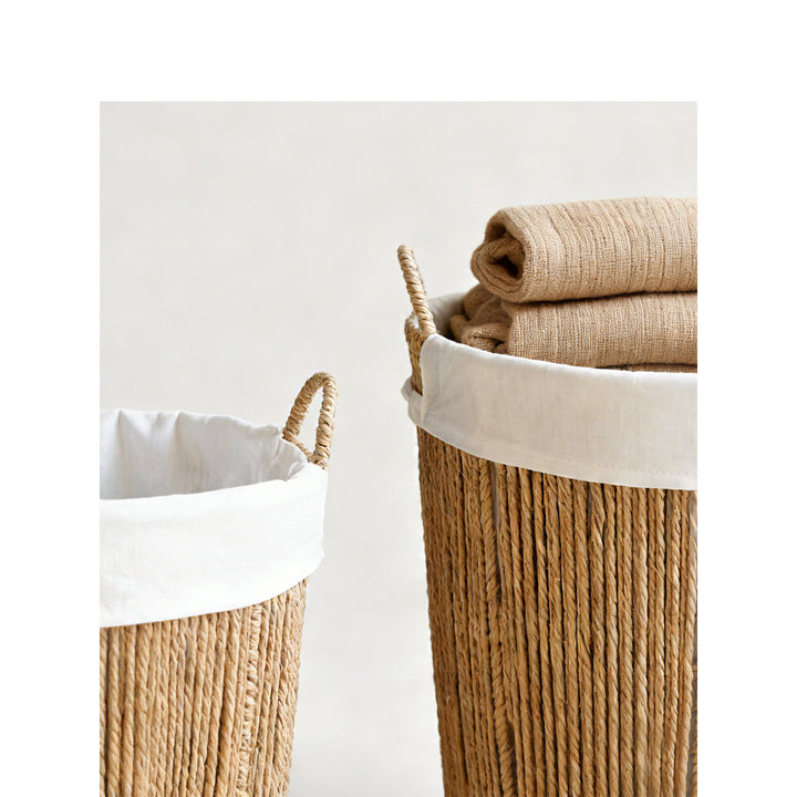 Braided basket with fabric insert Kalsten