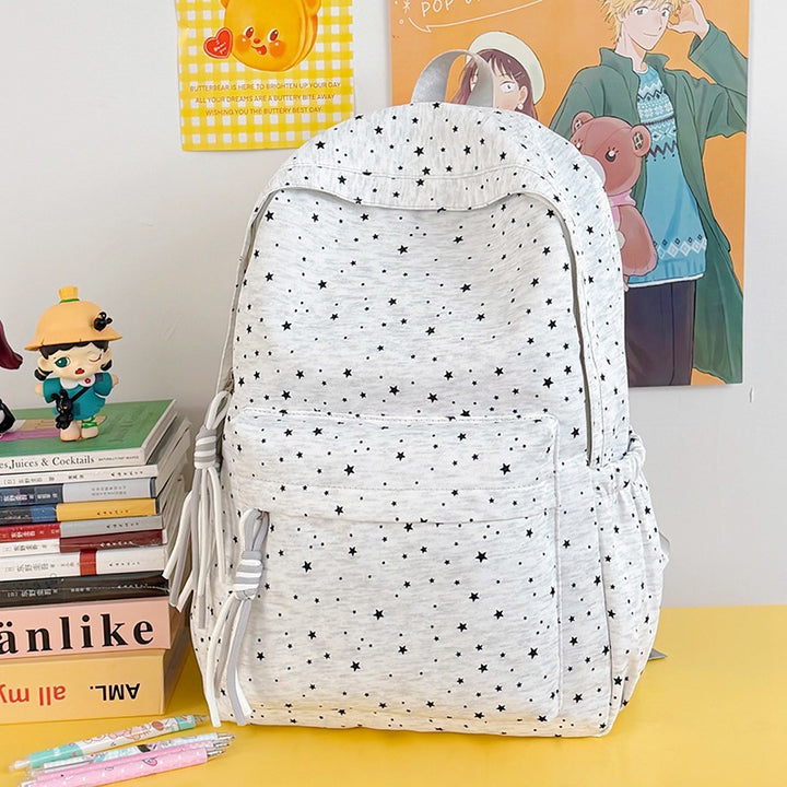 Star-Print Casual Backpack Kalsten