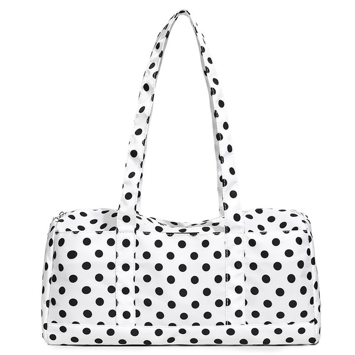 Functional Polka Dot Weekend Duffel Bag