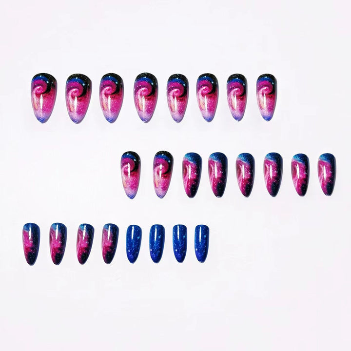 Galaxy-Inspired Nail Art Kalsten