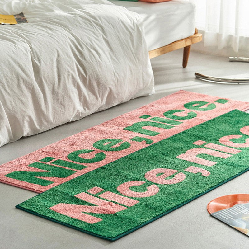 Decorative Phrase Bath Mat Kalsten