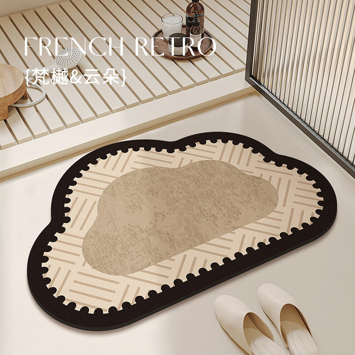 Floral-Printed Bath Runner Kalsten