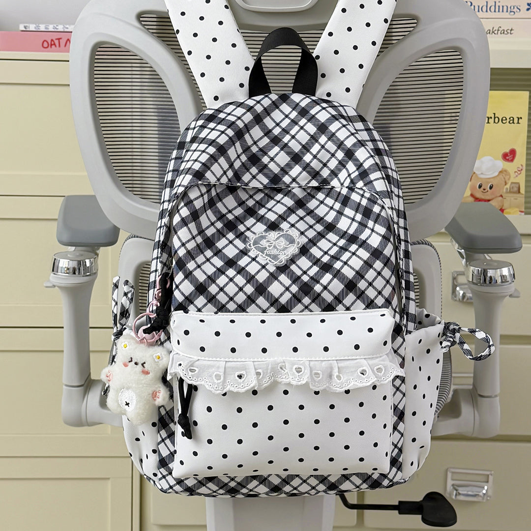 Playful Bunny-Ear Design Backpack Kalsten