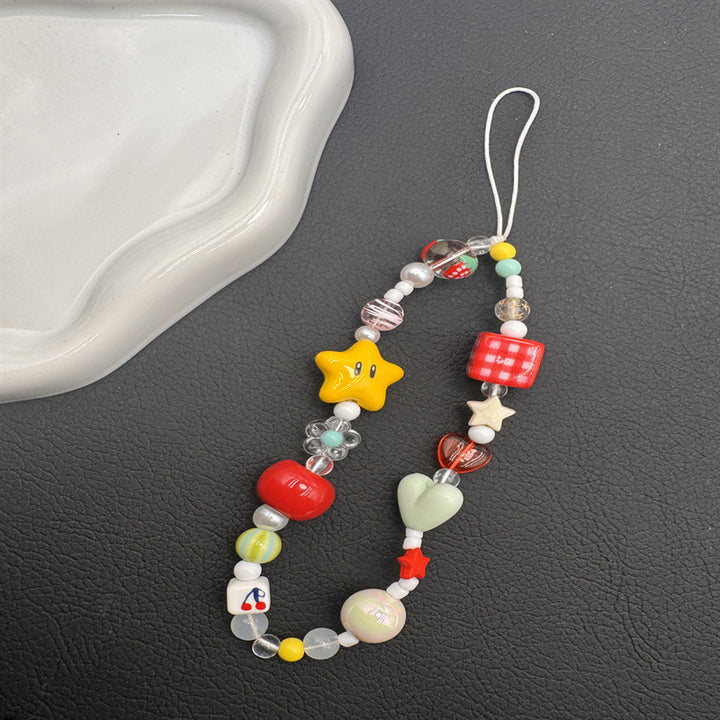 Decorative Bead Phone Strap Kalsten