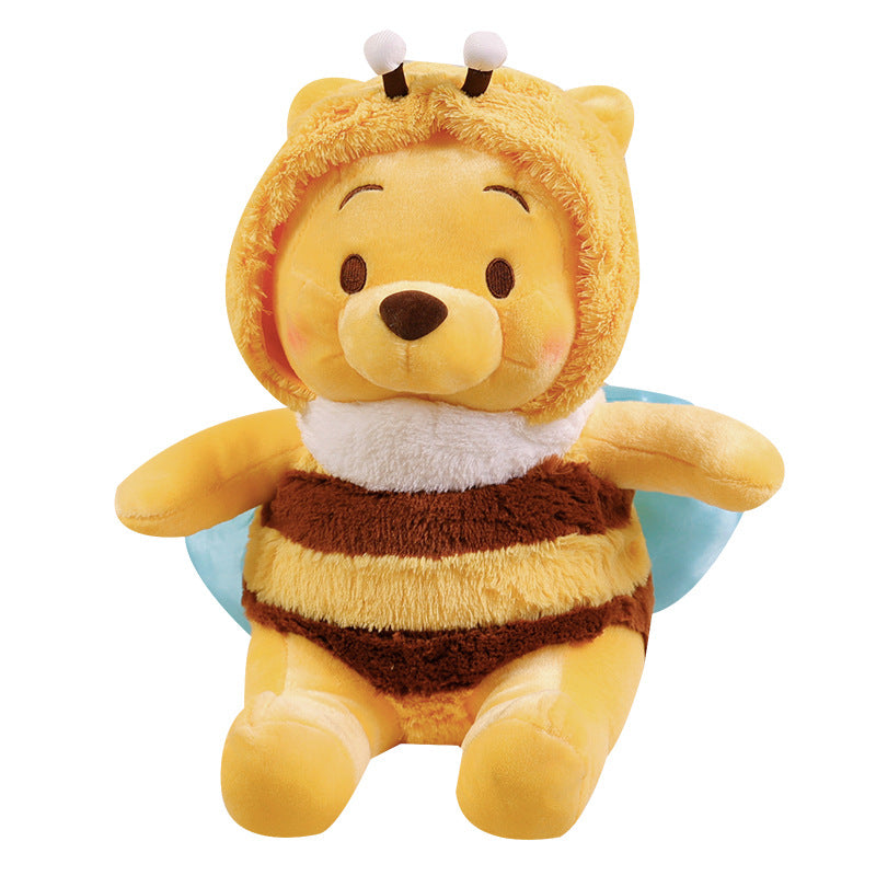 Plush Bear in Bee Costume Cuddly Hooded Stuffed Toy Kalsten