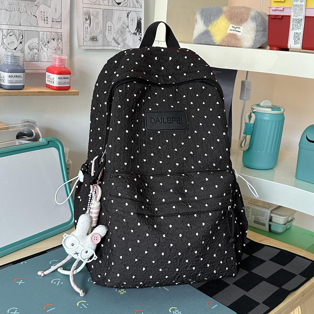 Stylish Textured Patterned Backpack Kalsten