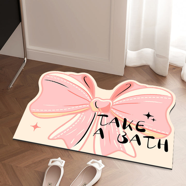 Cartoon-Themed Bath Area Rug