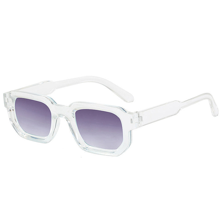 Women's fashionable square sunglasses with clear frame Kalsten