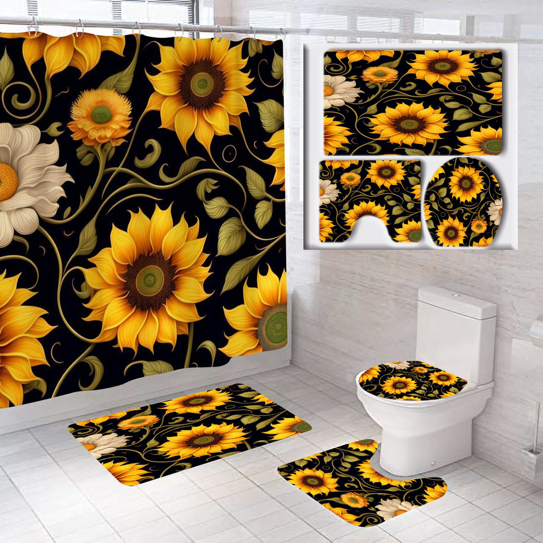 Floral Theme Bathroom Décor Set Kalsten