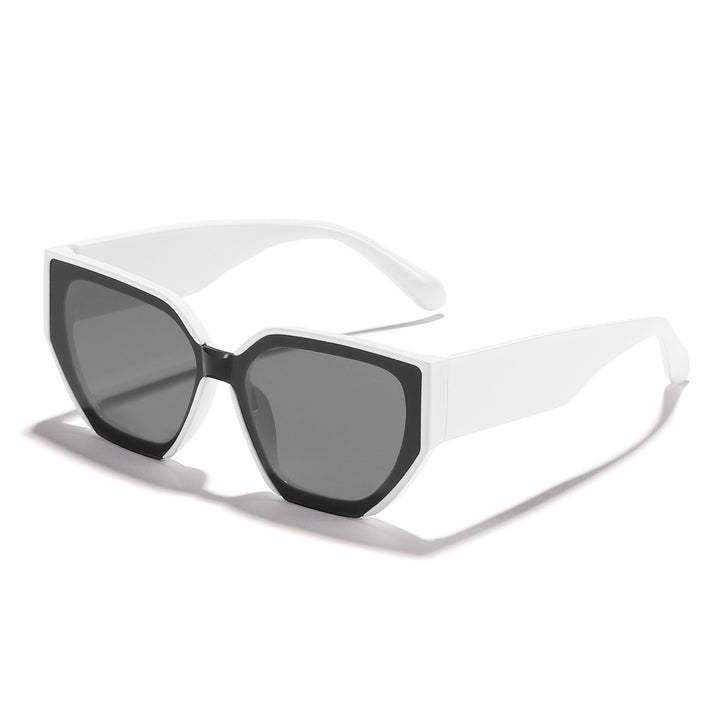 Women's fashionable oversized sunglasses with trendy hexagon design Kalsten