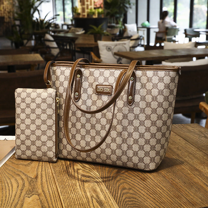 Elegant Multi-Pocket Tote Bag