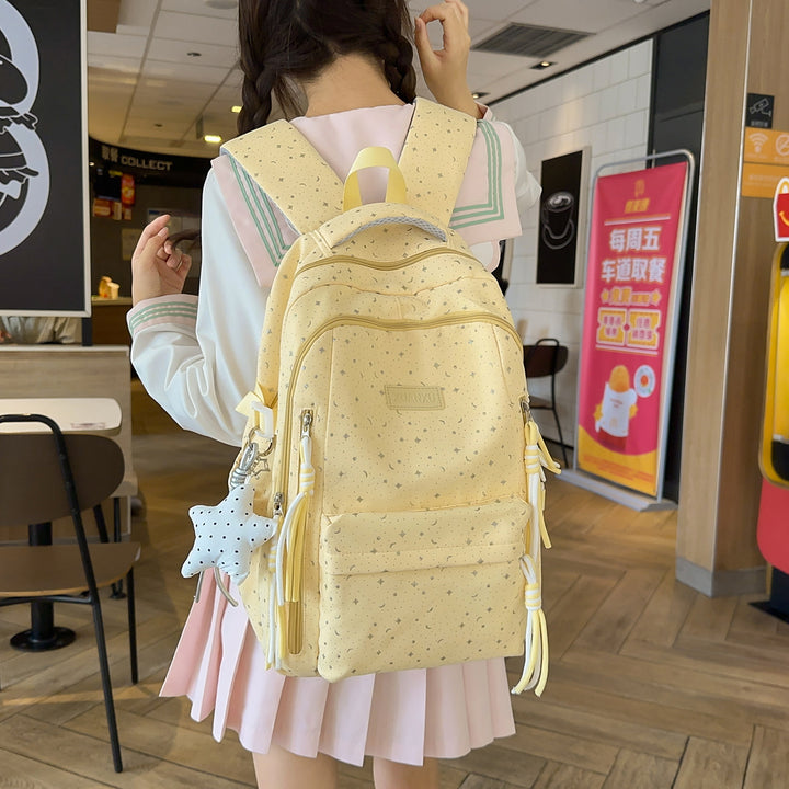 Star-Print Casual Backpack Kalsten