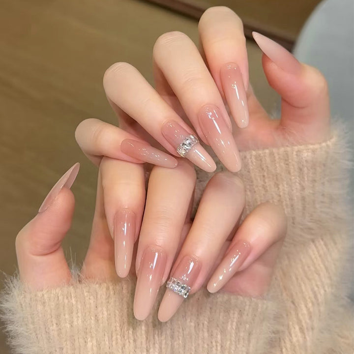 Premium Elegant Stiletto Gel Nail Extensions Kalsten