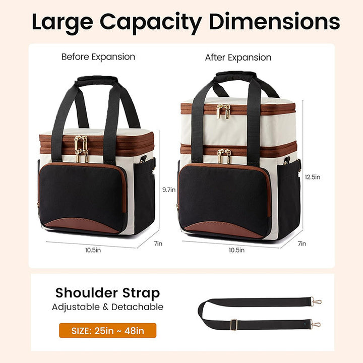 Insulated Multi-Compartment Cooler Backpack Kalsten