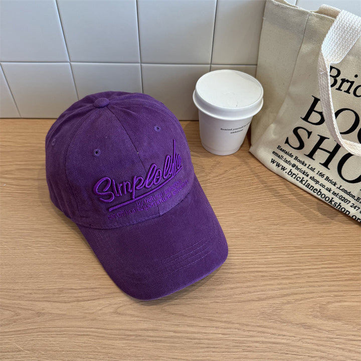 Women's Casual Soft Fabric Adjustable Baseball Cap Kalsten