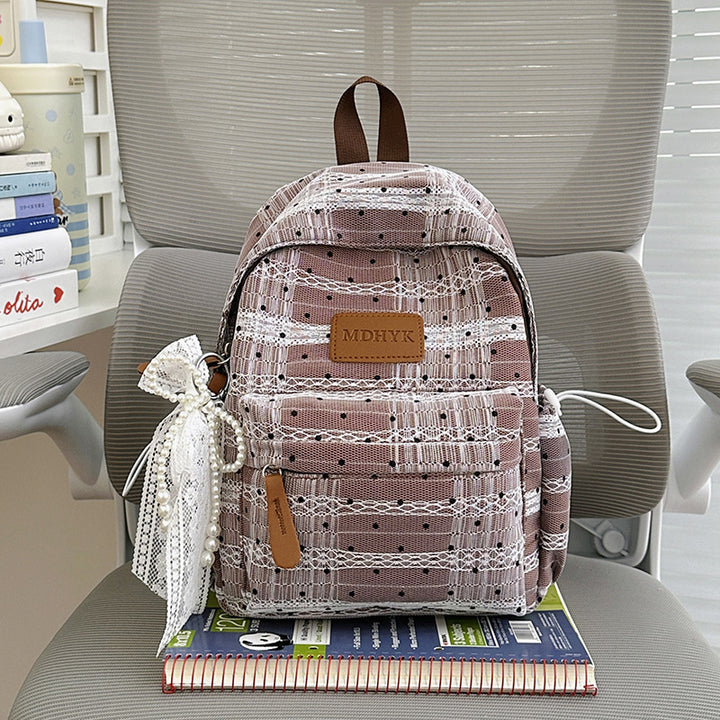 Compact Polka Dot Backpack Kalsten