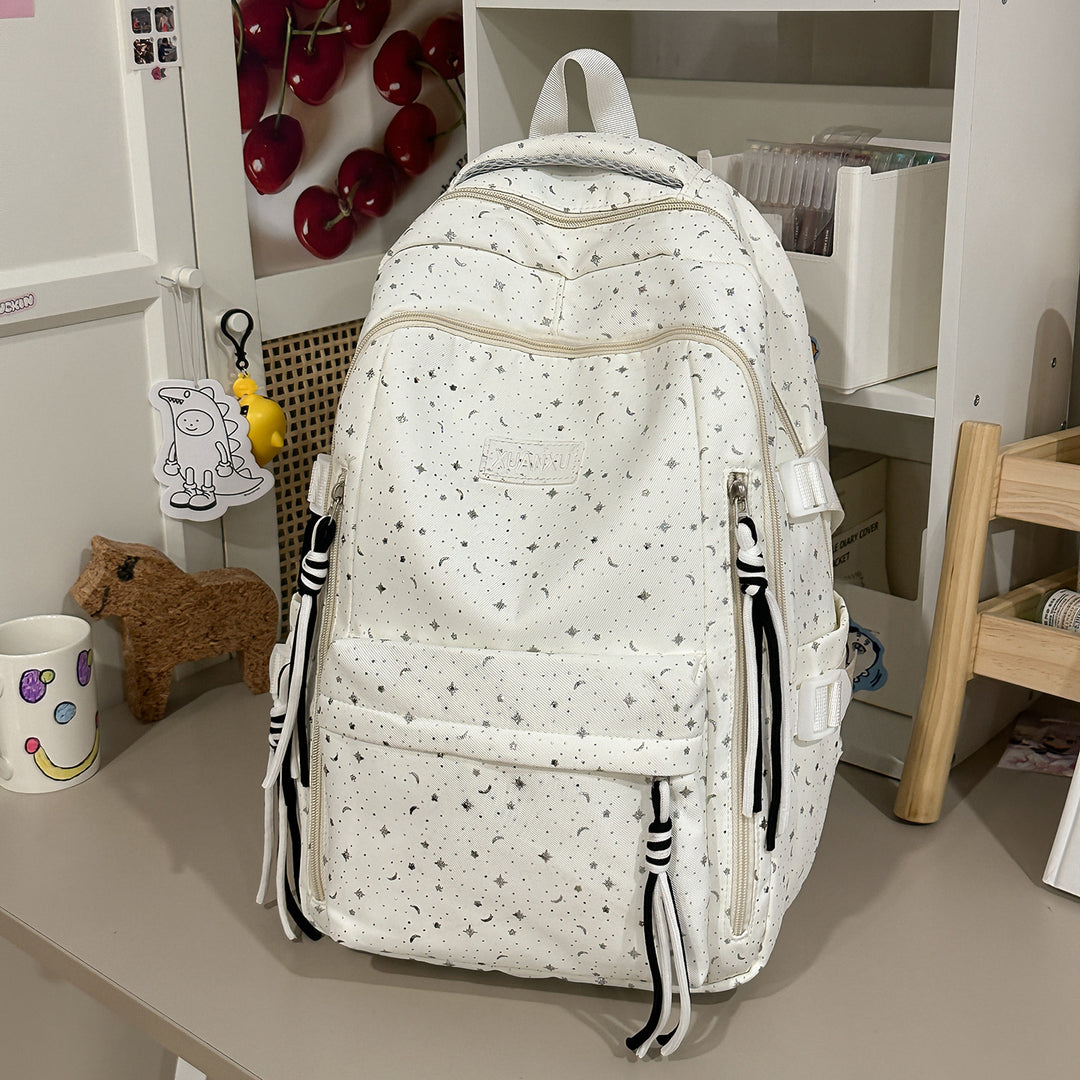 Star-Print Casual Backpack Kalsten