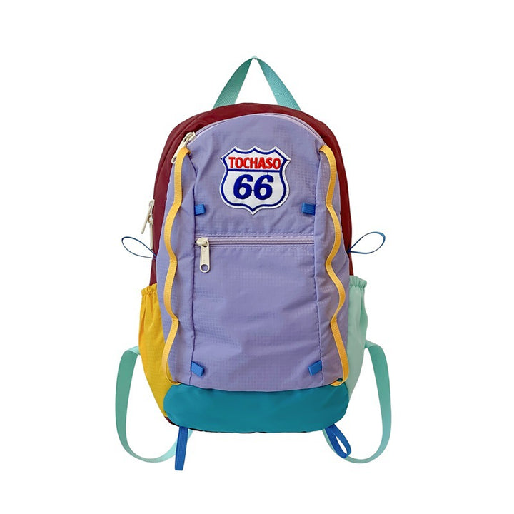 Colorful Patchwork Backpack Kalsten