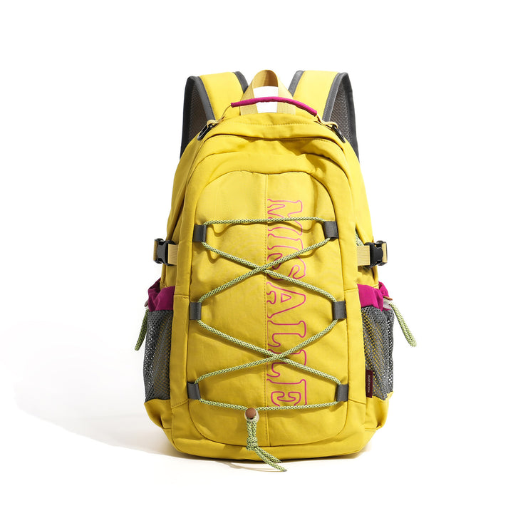 Unisex spacious leisure and travel backpack with padded laptop compartment and elastic front bungee Kalsten
