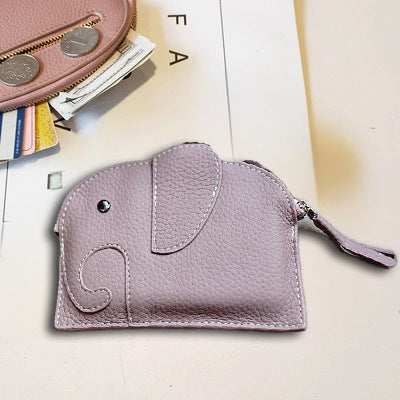 Cute Elephant-Shaped Coin Pouch