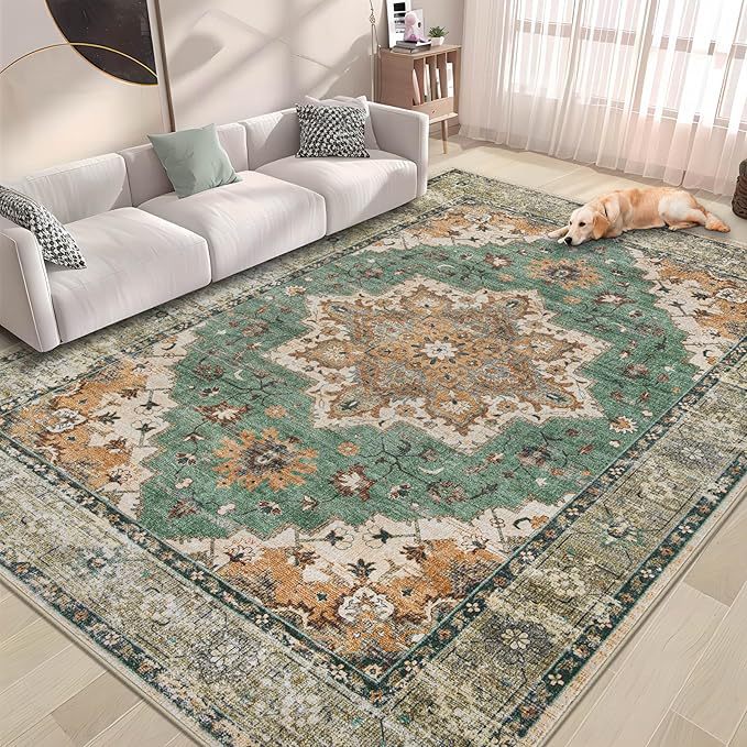 Vintage-Inspired Plush Area Rug