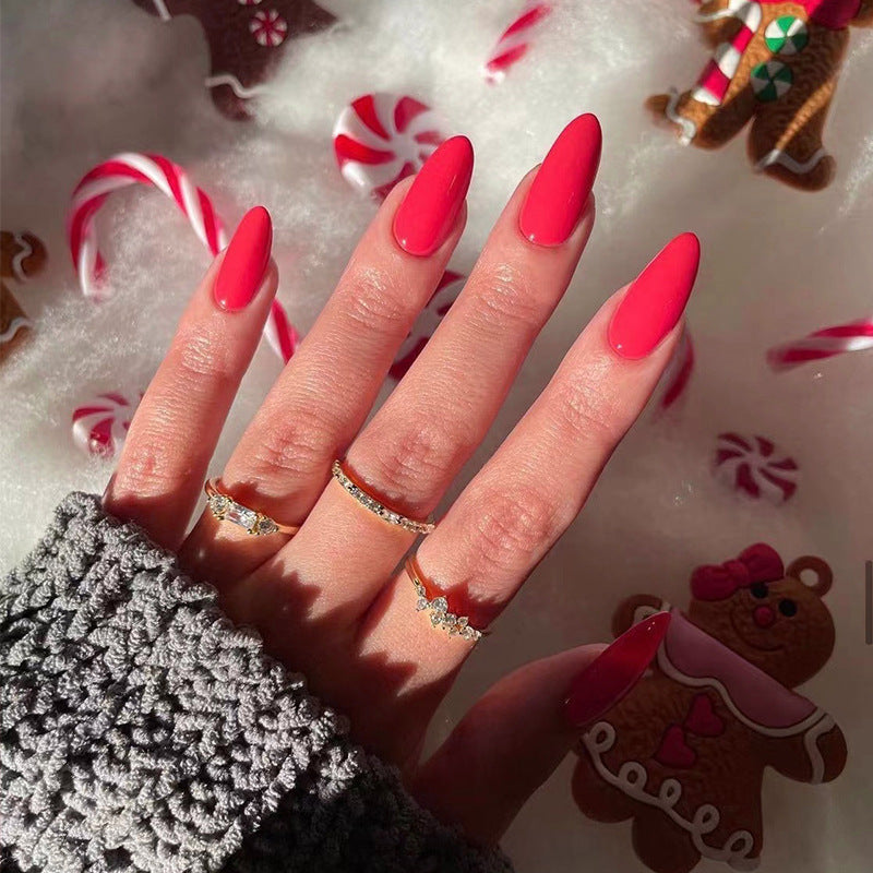 Artful nail designs with a matte finish and elegant stiletto shape Kalsten