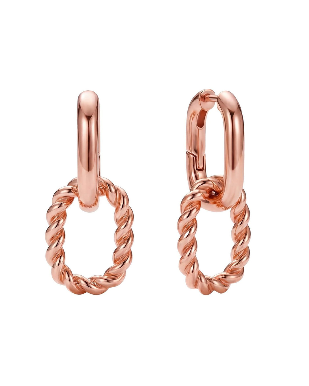 Elegant Spiral Drop Earrings Kalsten